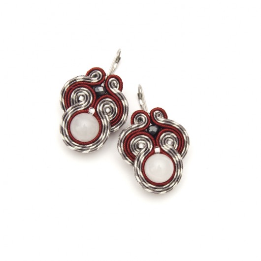 Kolczyki soutache - grunge style maanuela