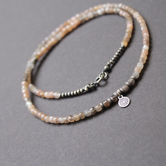 srebrne naszyjniki Słoneczny naszyjnik