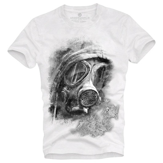 t-shirty męskie T-shirt męski UNDERWORLD Gas mask