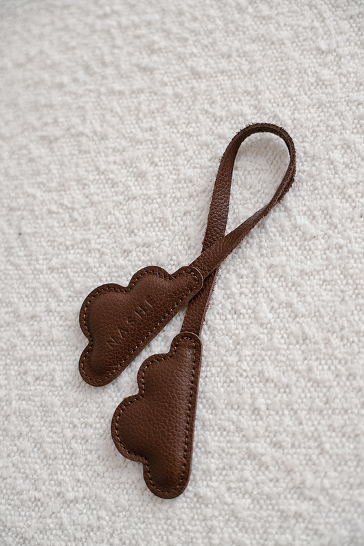 torebki różne Zawieszka chmurki - skórzana zawieszka do torebki - kolory