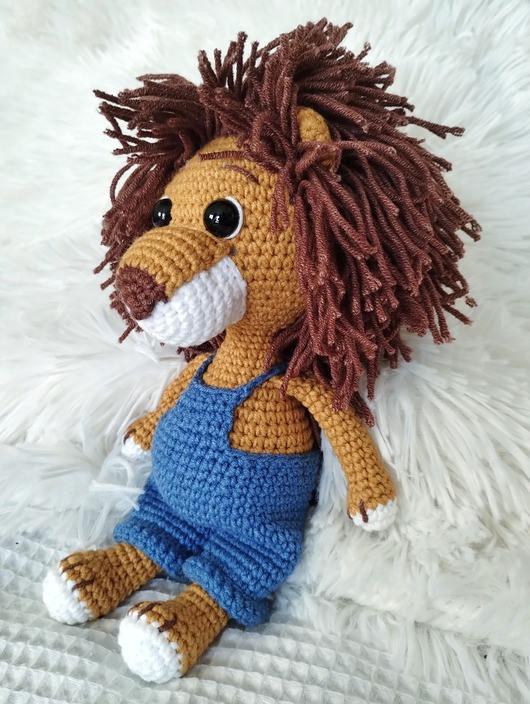 misie i maskotki Lew Leo, lwiątko, lewek