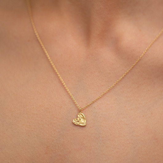 złote naszyjniki Naszyjnik TENDER HEART pozłacany
