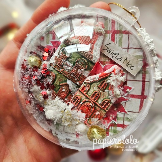 bombki Bombka z kamieniczkami 3