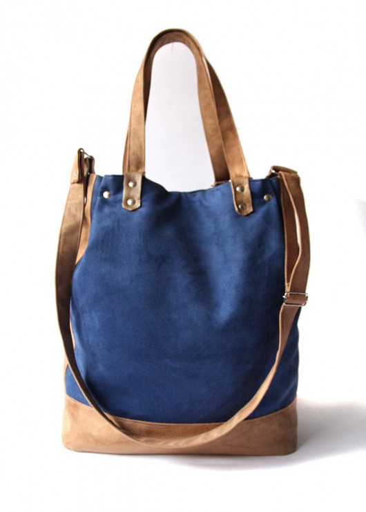 torba - navy blue&nut&beige - zam. elfagado