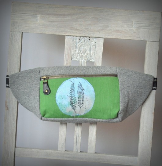 Nerka malowana ręcznie BOHO ivy style