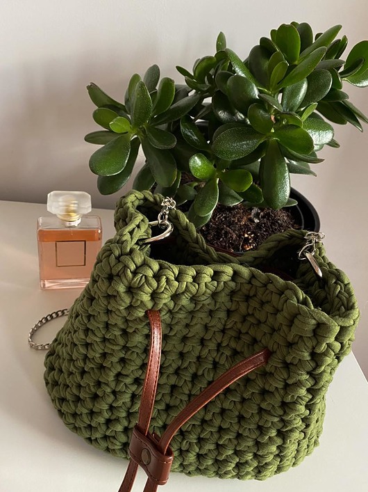 torby na ramię Torebka worek damska handmade