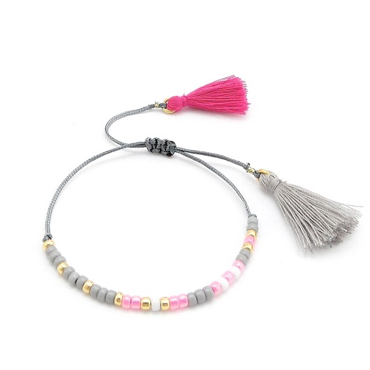 Bransoletka Minimal – Powder Pink Ilovehandmade