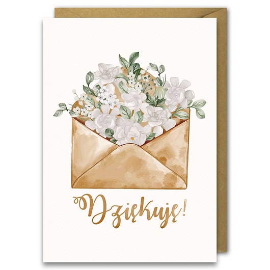 kartki okolicznościowe - wydruki Kartka z podziękowaniem, Dziękuję !