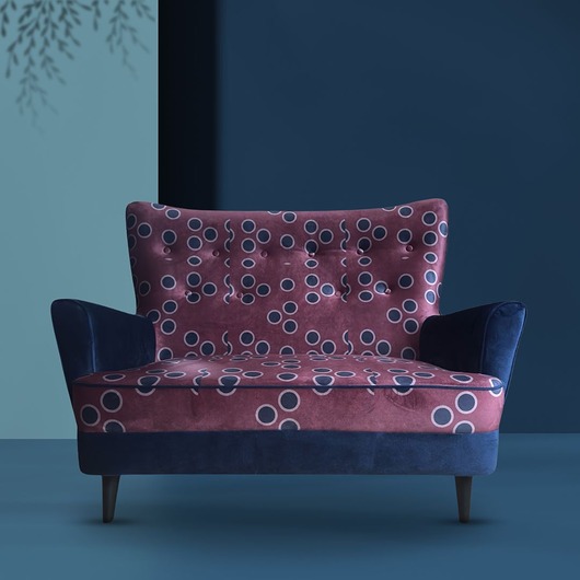 sofy i szezlongi Sofa dwuosobowa Hugo Moka