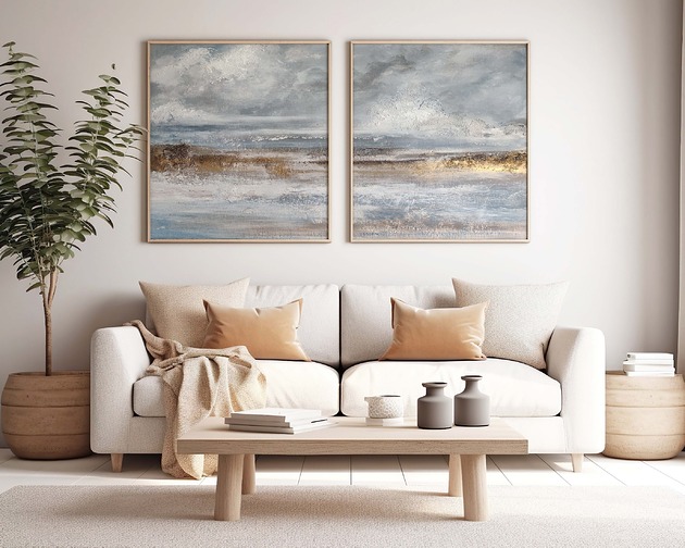 obrazy Abstrakcja Natura no. 4  Ręcznie malowany obraz XXL Strukturalny obraz