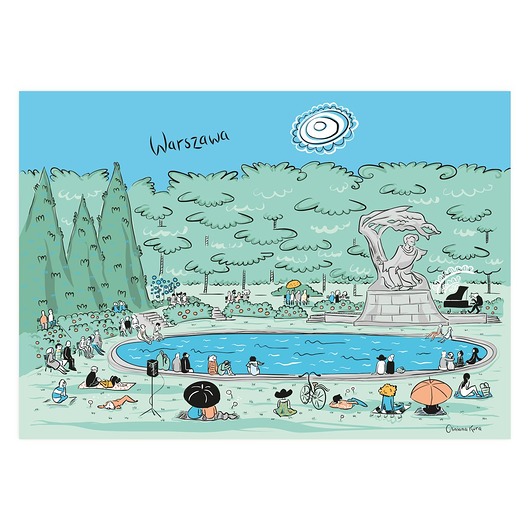 plakaty Plakat A4 Warszawa Koncert Chopinowski