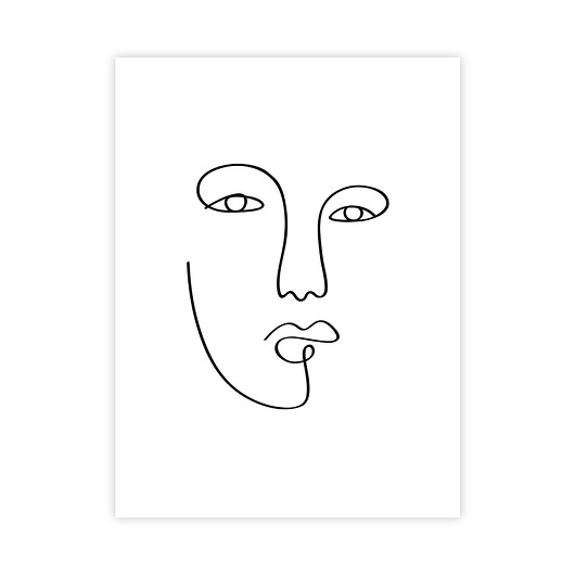plakaty One Line Art I Plakat