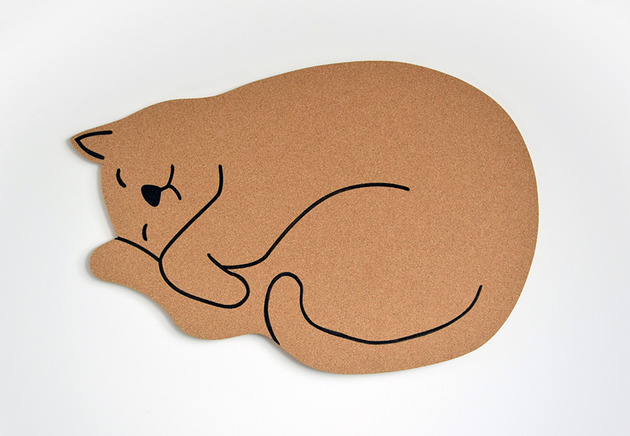 pokój dziecka - różne Tablica korkowa kot