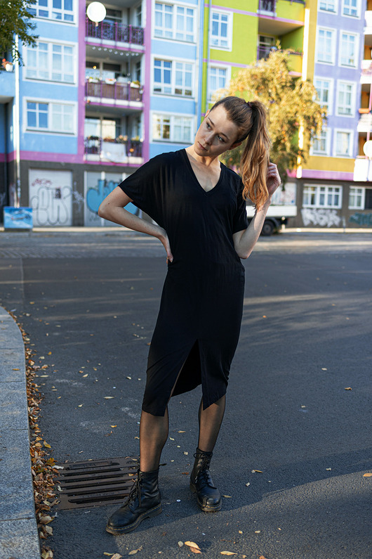 sukienki midi damskie Sukienka kimono oversize
