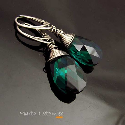 kryształ Swarovski >Szmaragdowe< Marta Latawiec