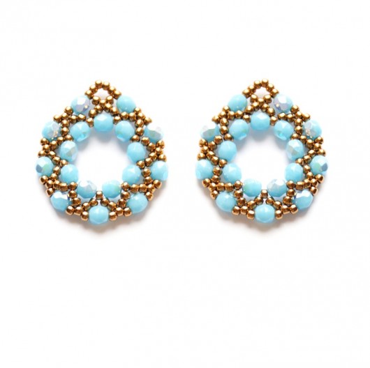 Glossy earrings Republika jewelry