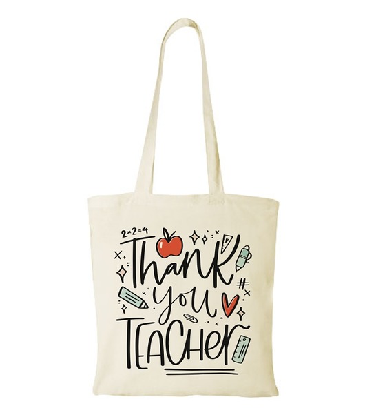 torby na zakupy Torba bawełniana "Thank you Teacher"