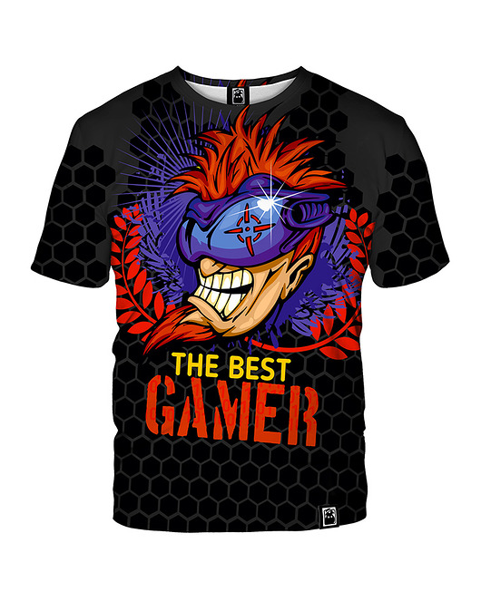 t-shirty męskie Męski T-shirt DR.CROW The Best Gamer