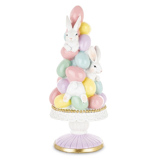 ozdoby wielkanocne Dekoracja - wielkanocna piramida z pisanek 27x11,5x11,5 cm PIRAMIDE-2