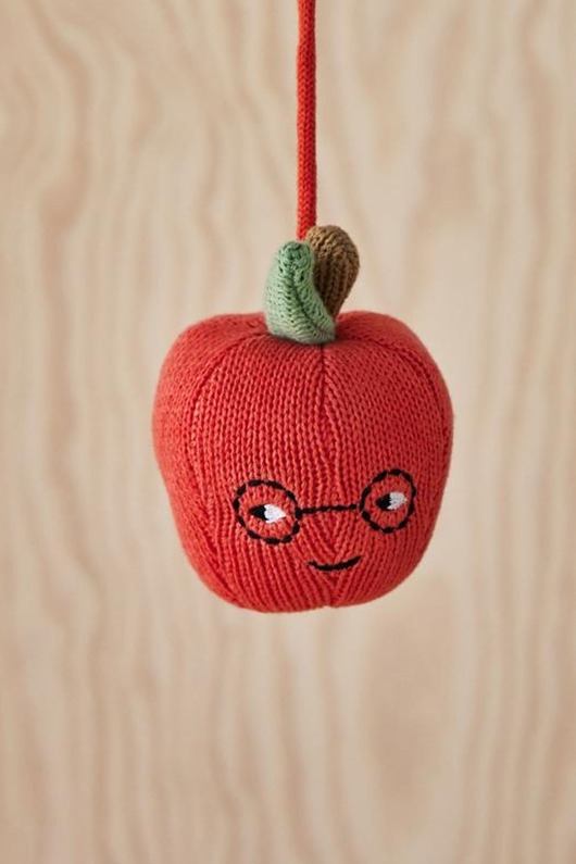 akcesoria dziecięce - różne Yummy przypinka zabawka do wózka Jabłko