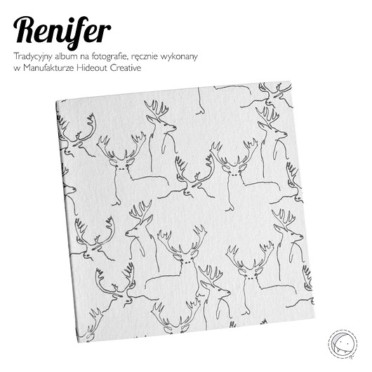 Renifer #1 | Album na fotografie | Czarny hideoutcreative