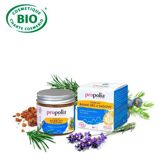 balsamy i masła do ciała BIO balsam na przeziębienie - lawenda, propolis