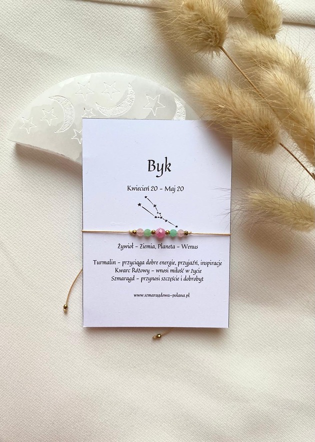 bransoletki na sznurku Bransoletka zodiakalna Byk