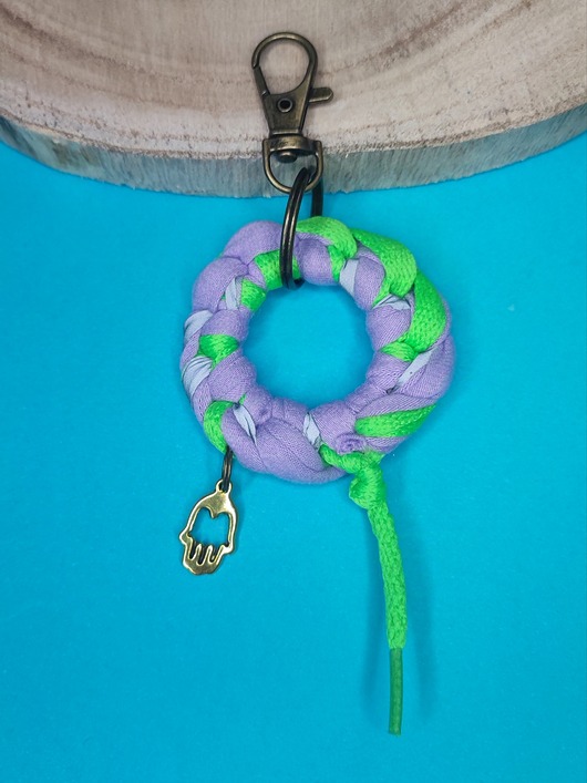 breloki Brelok przywieszka  04 zero waste z odblaskiem