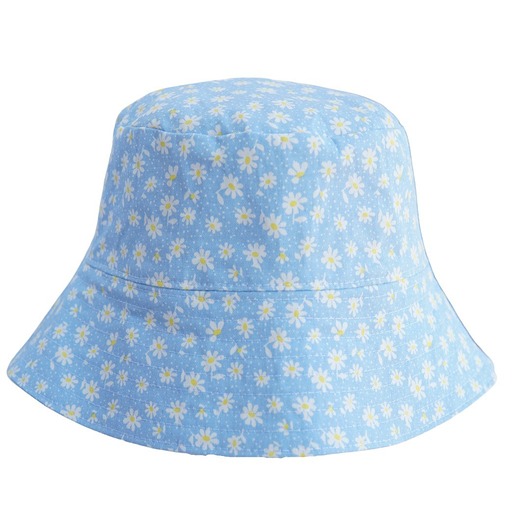 kapelusze damskie Bucket hat stokrotki