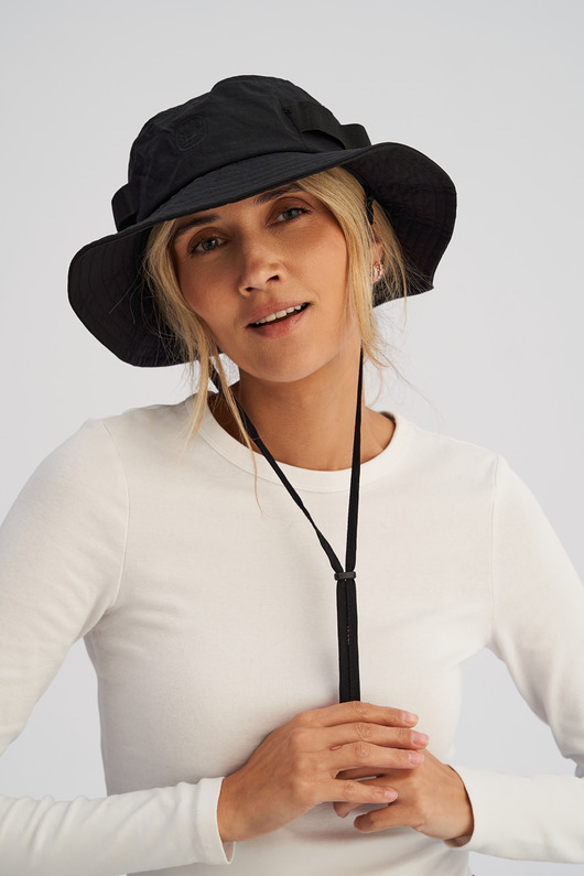 czapki damskie Kapelusz SAFARI czarny