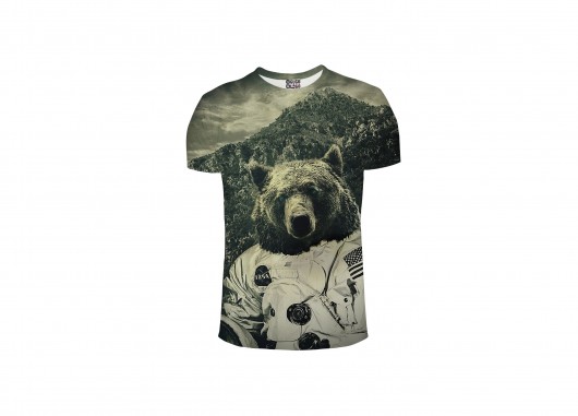 T-Shirt z Misiem z NASA Mr Gugu Miss Go