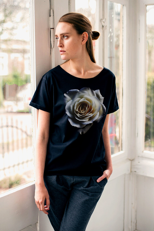 WHITE ROSE Oversize t-shirt GAU great as You