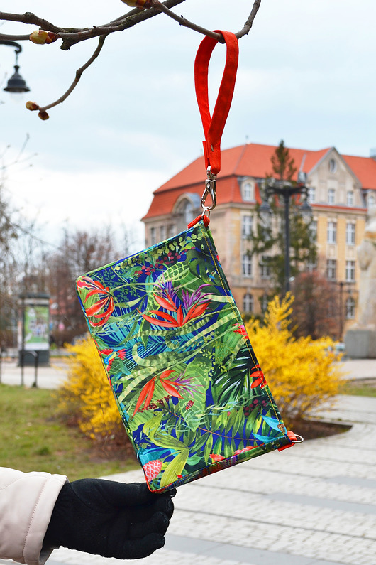 kopertówki Saszetka w kwiaty i palmy