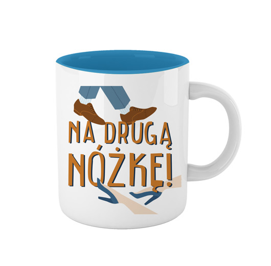 Kubek ceramiczny NA DRUGĄ NÓŻKĘ LOVE POLAND DESIGN