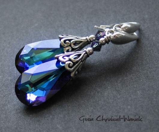 kryształ Swarovski heliotrope - nowość! Gosia Chruściel-Waniek