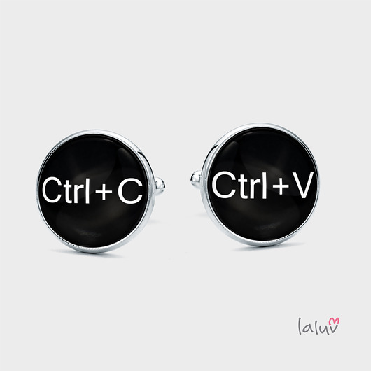 Spinki do mankietów CTRL+C laluv