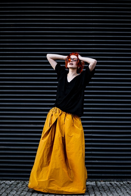 spódnice maxi Spódnica PIKANTNY CYTRUS