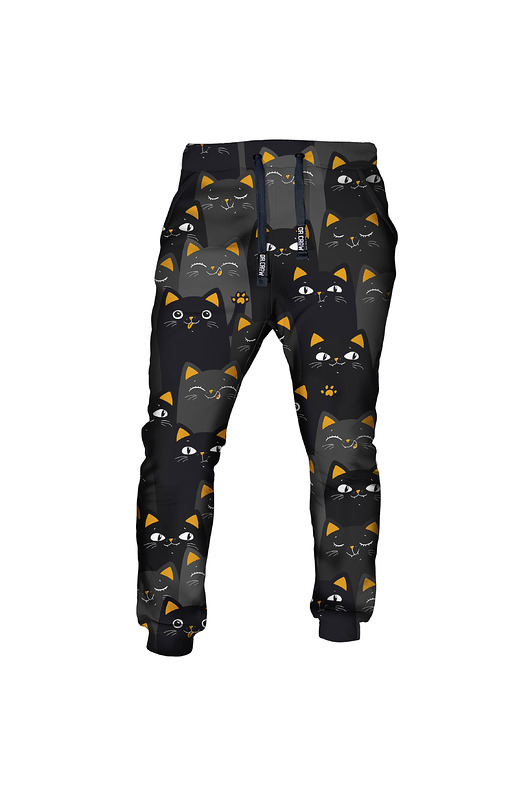 spodnie męskie Męskie Spodnie Fullprint DR.CROW Cats Orange