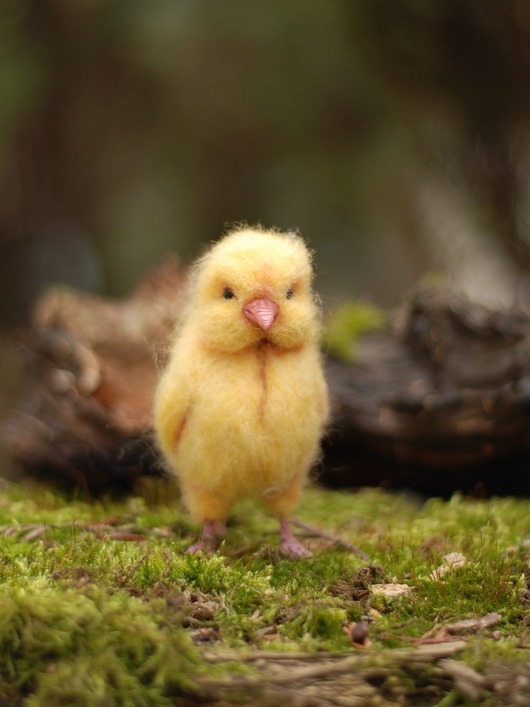 ozdoby wielkanocne Kurczaczek  Stojący I