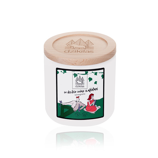 świece zapachowe Świeca o zapachu czarnego winogrona 400g - W dzikie wino zaplątani