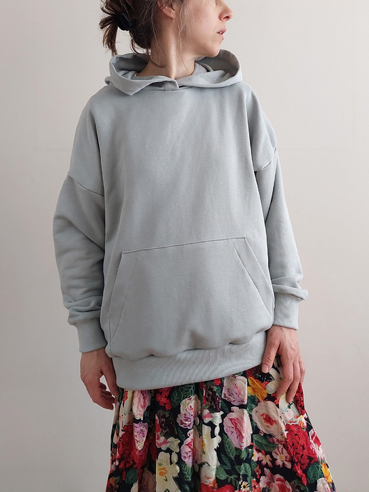 bluza bez kaptura damska Bluza "mood" oversize