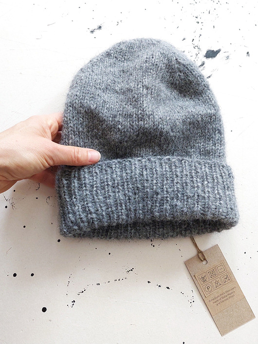 czapki damskie Na drutach "HA_06" merino&alpaca