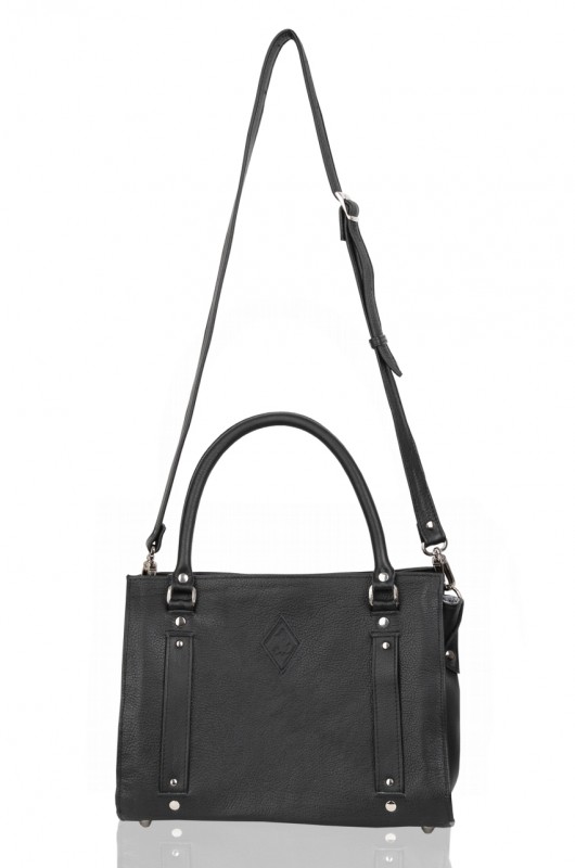 Kuferek Czarny skóra licowa Rozwadowska Bags