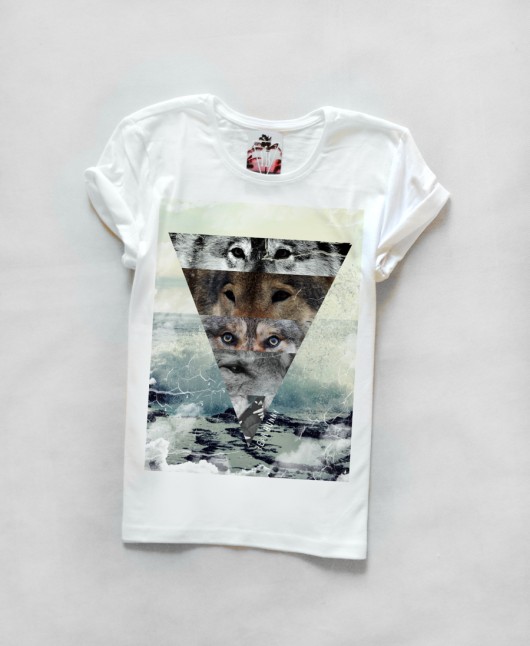 T shirt z extra DZIKIM PRINTEM wilki M deleted_12136308