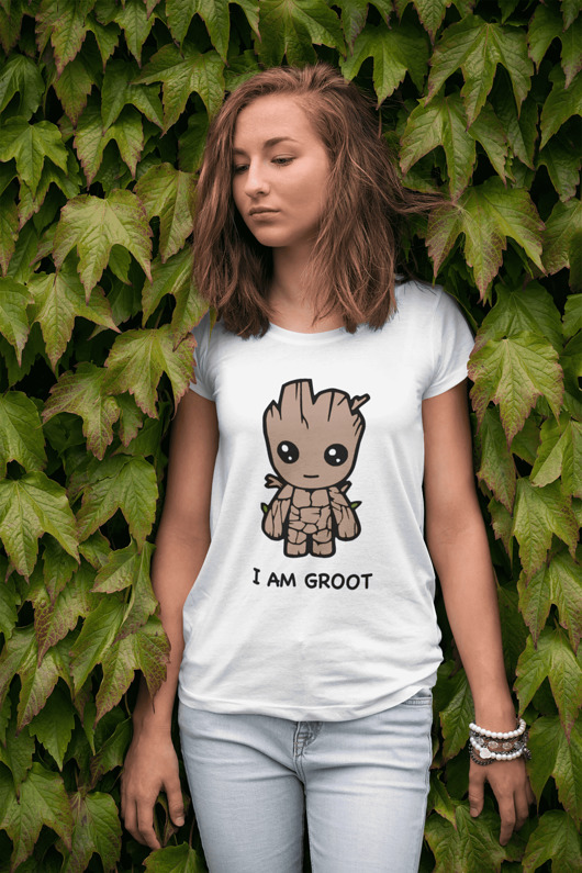 t-shirt damskie Baby Groot koszulka damska