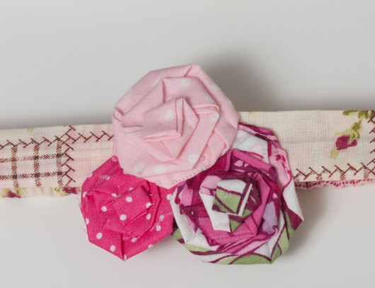 Opaska Kwiatki Róż LalaShop