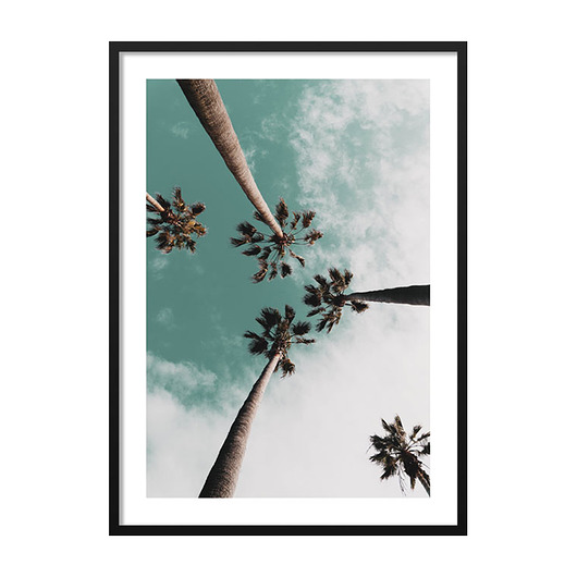 Miami Palm Trees at the Sky, Poster mermer