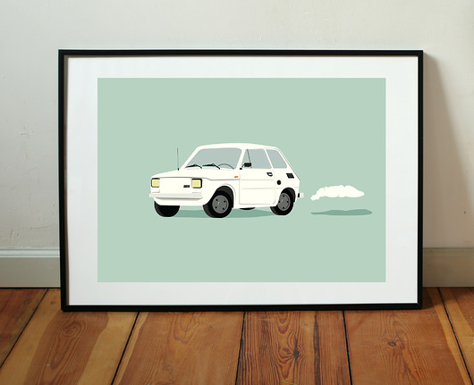 Fiat 126p Justyna Dybala