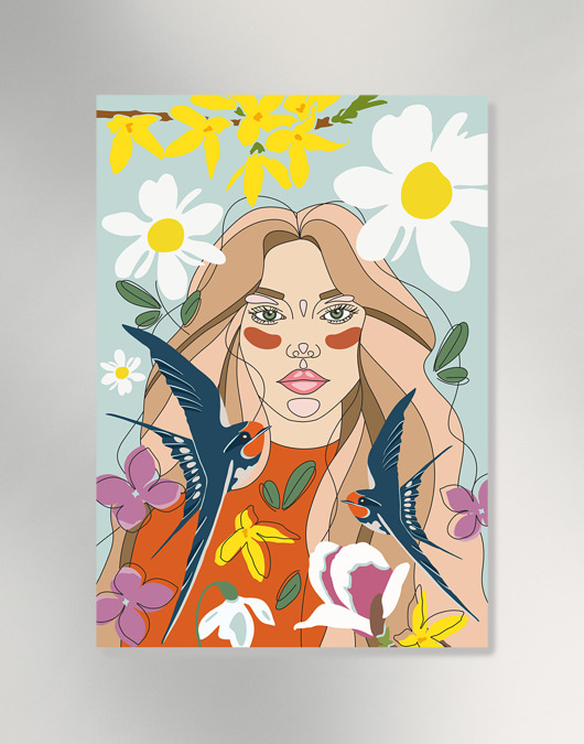 grafiki i ilustracje Wiosna - uosobienie