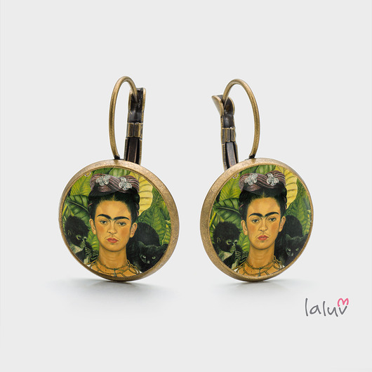 Kolczyki wiszące FRIDA KAHLO laluv